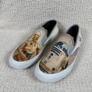 Sperry Star Wars R2-D2 C-3PO Slip On Shoes‎ Men's Size 7.5M STS17649